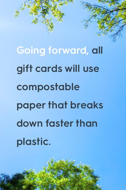 Eco-Conscious Recycled Gift Card Program