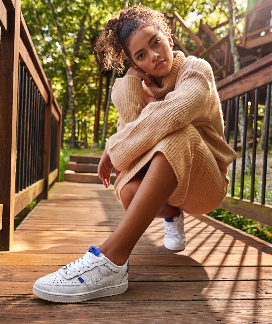 white nike air force 1 famous footwear