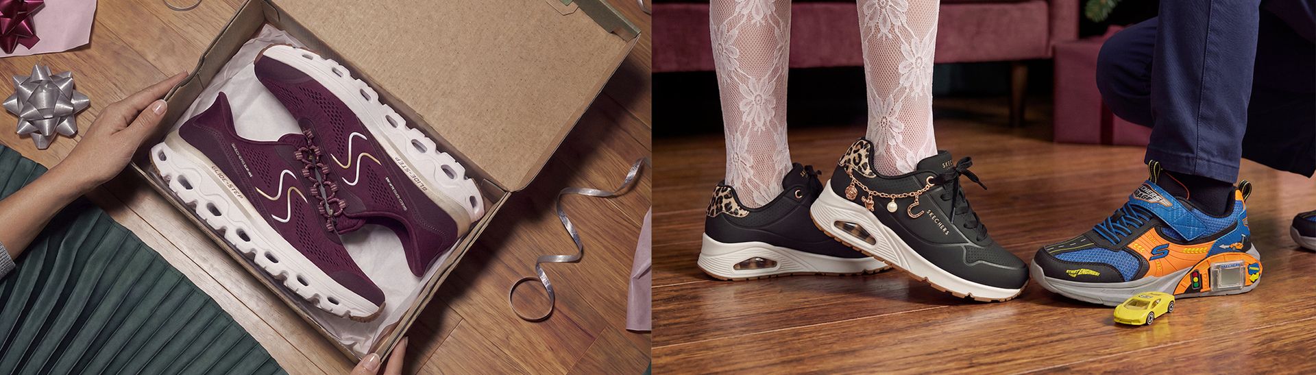 shop skechers sneakers for the holidays