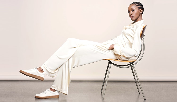 SOUL Naturalizer white and gum sneakers