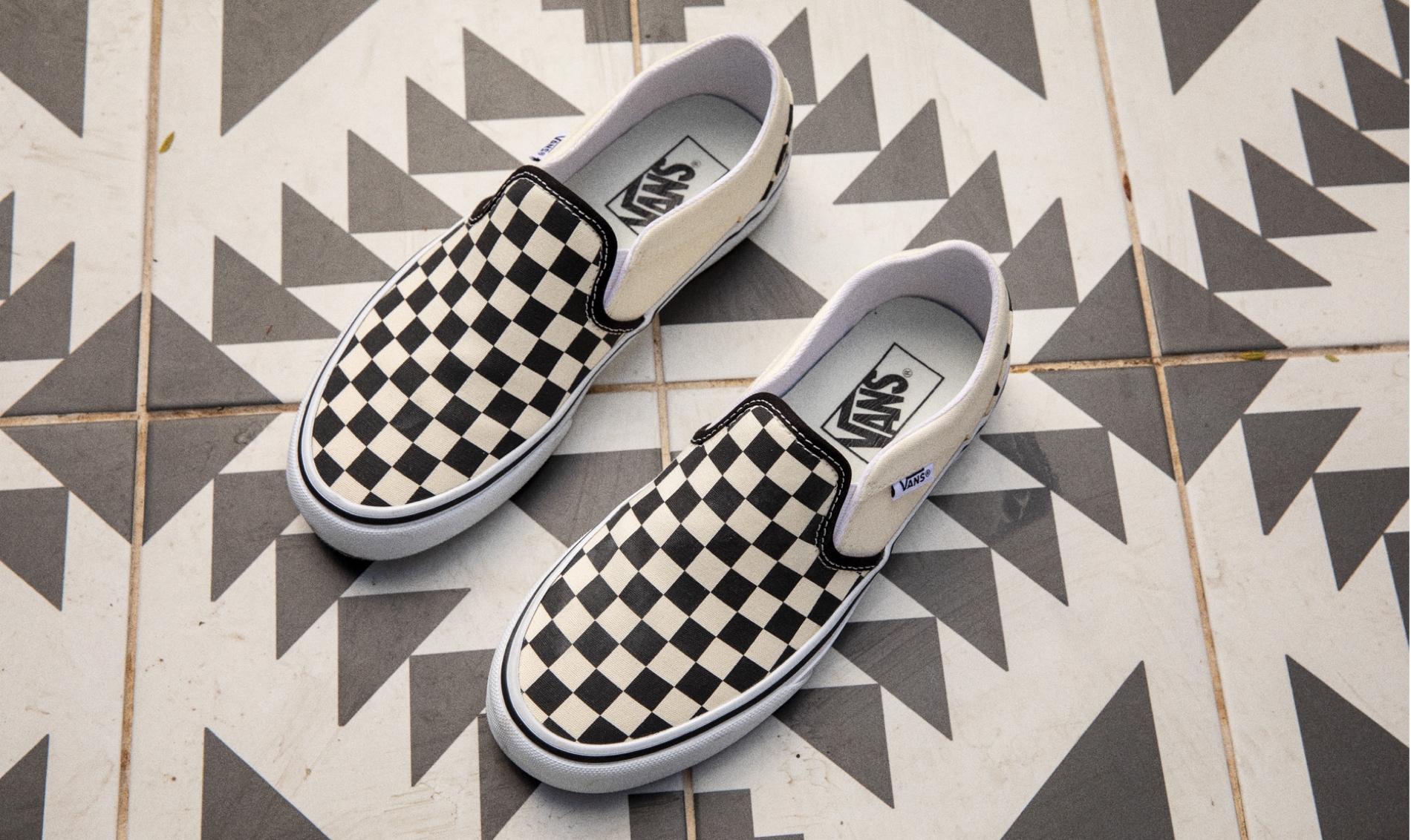 Vans Shoes, Slip On Vans, Checkerboard 