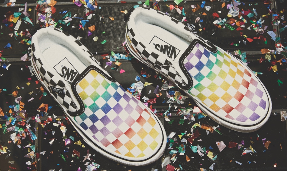 famous footwear vans checkered