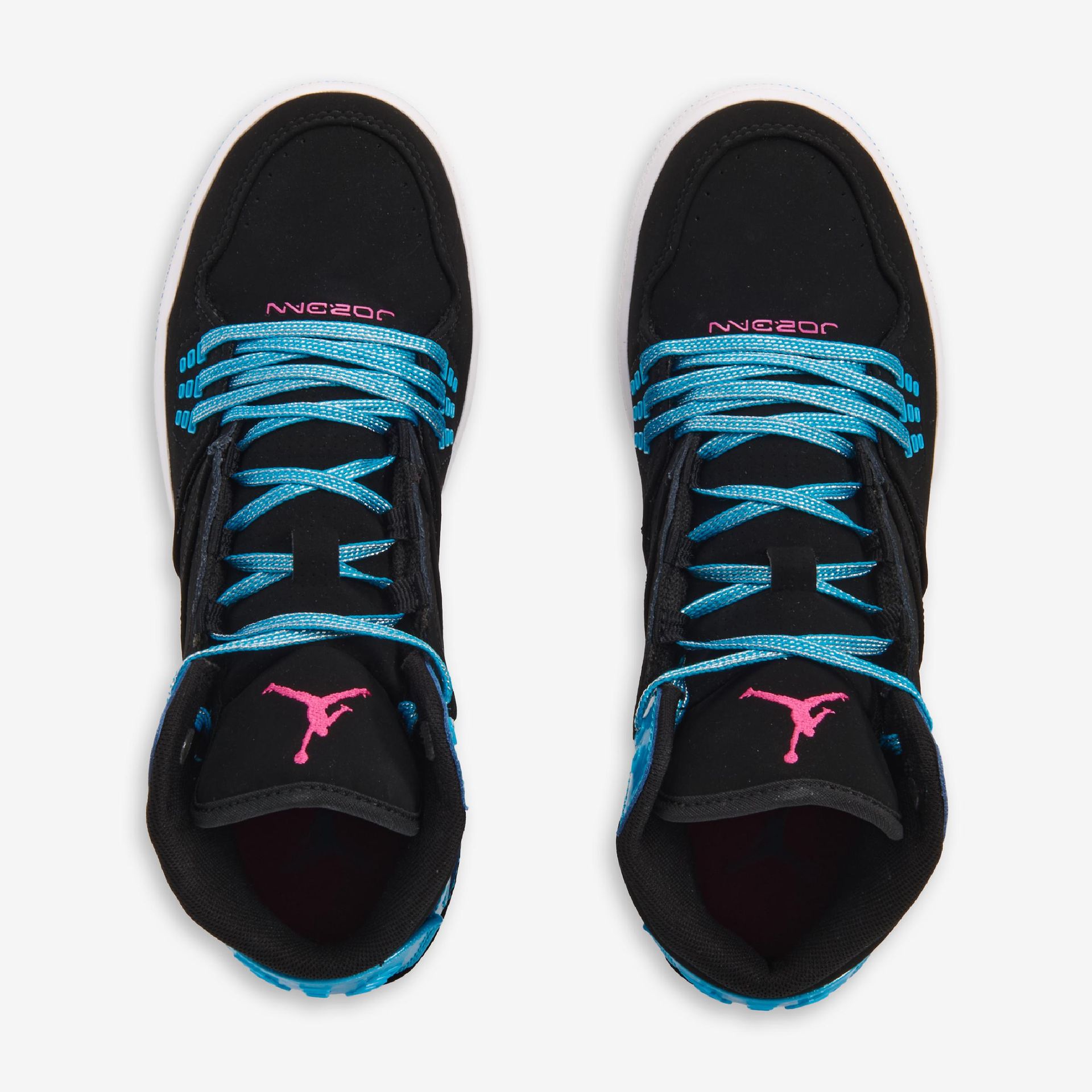 Air Jordan 1‎ Mid Men’s Sneakers Black/Pink/Blue Size 10 JORDAN Grade-School Air 1 Mid DQ8423 602 - Shiekh main image 4