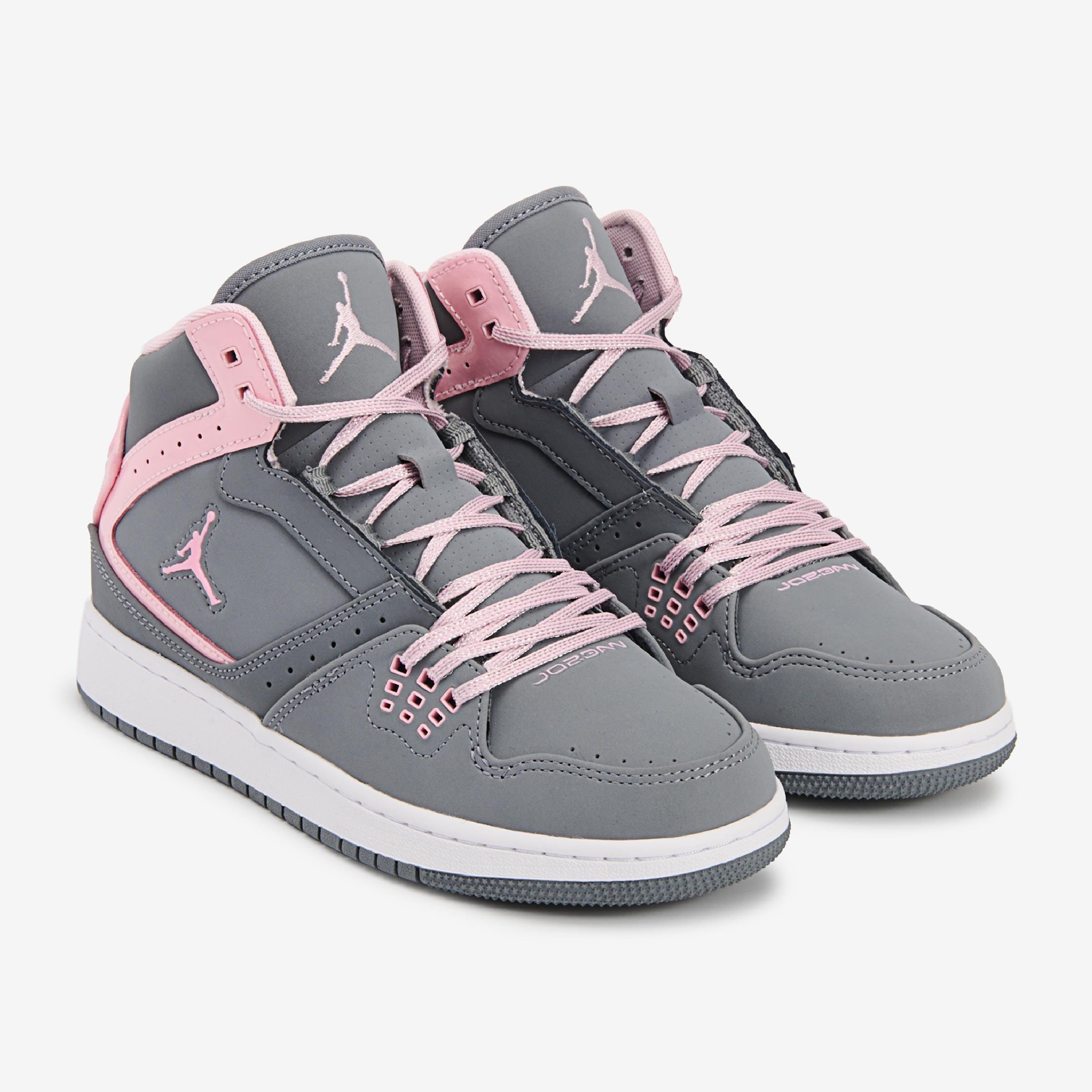 jordans pink and gray
