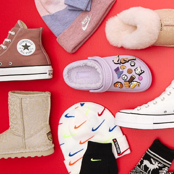 Crocs, converse, nike gifts
