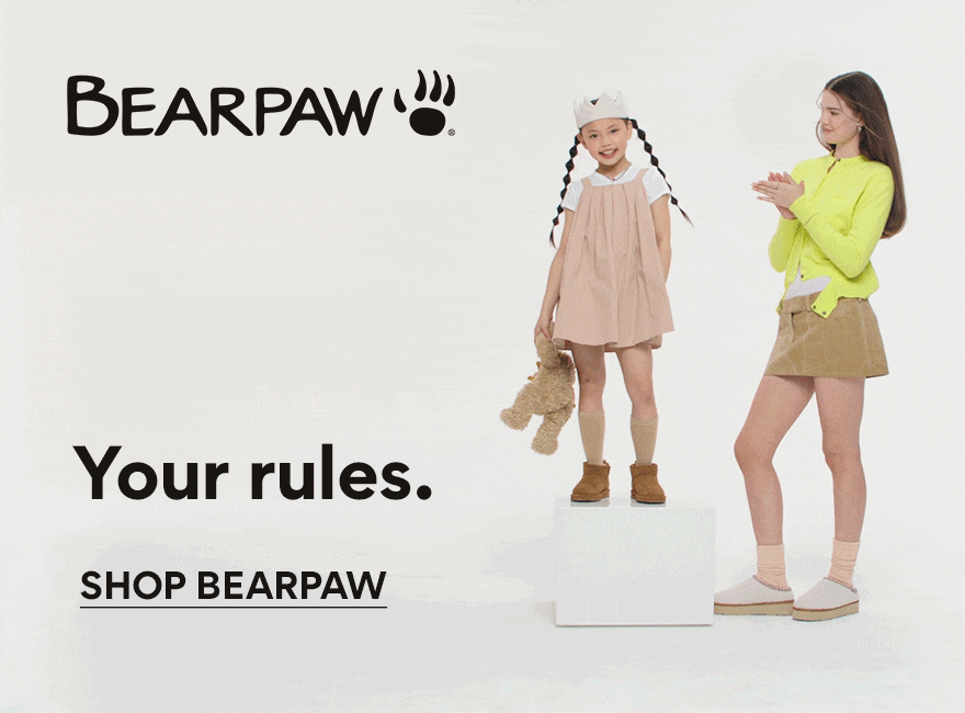 your rules. shop bearpaw shoes