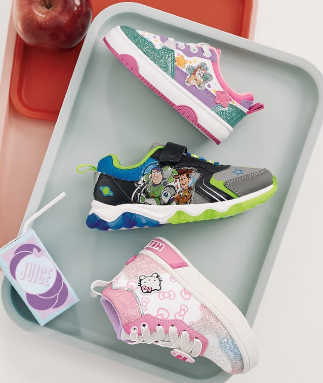 kids character sneakers