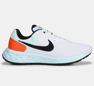 Women's Nike Revolution 6 White/Blue/Copa running shoe