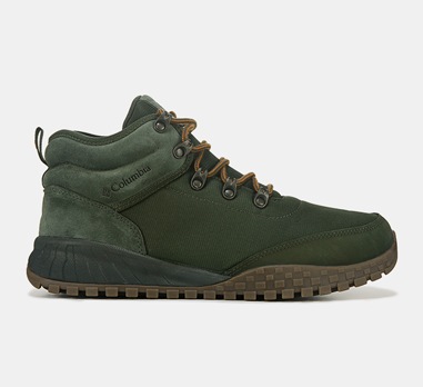 Hunter green hiking boot