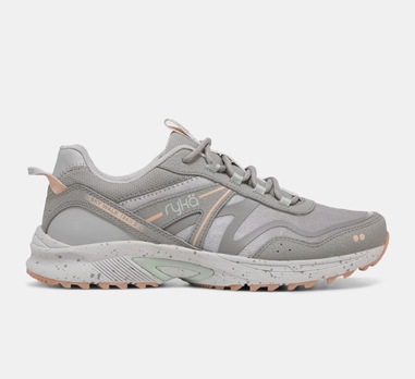 light grey trail and outdoor shoe