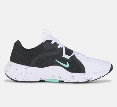 Nike black and white training shoes