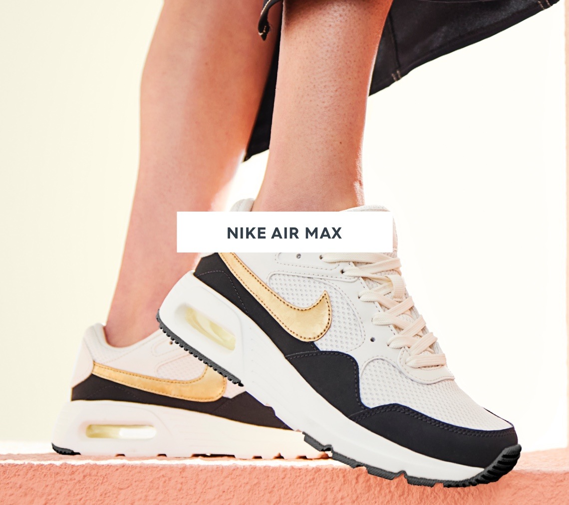 Black and Gold Nike Air Max Sneakers