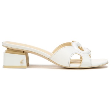 Ivory night out heeled sandal