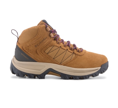 brown hiking boot