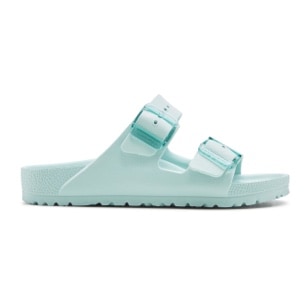 turquoise birkenstock slides