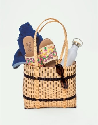 woven and colorful sandals