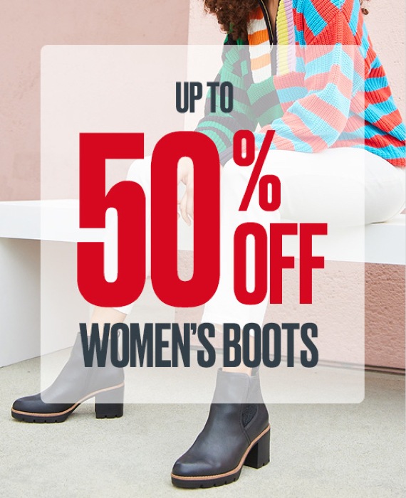 up to 50% women's boots