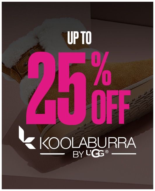 up to 25% off koolaburra