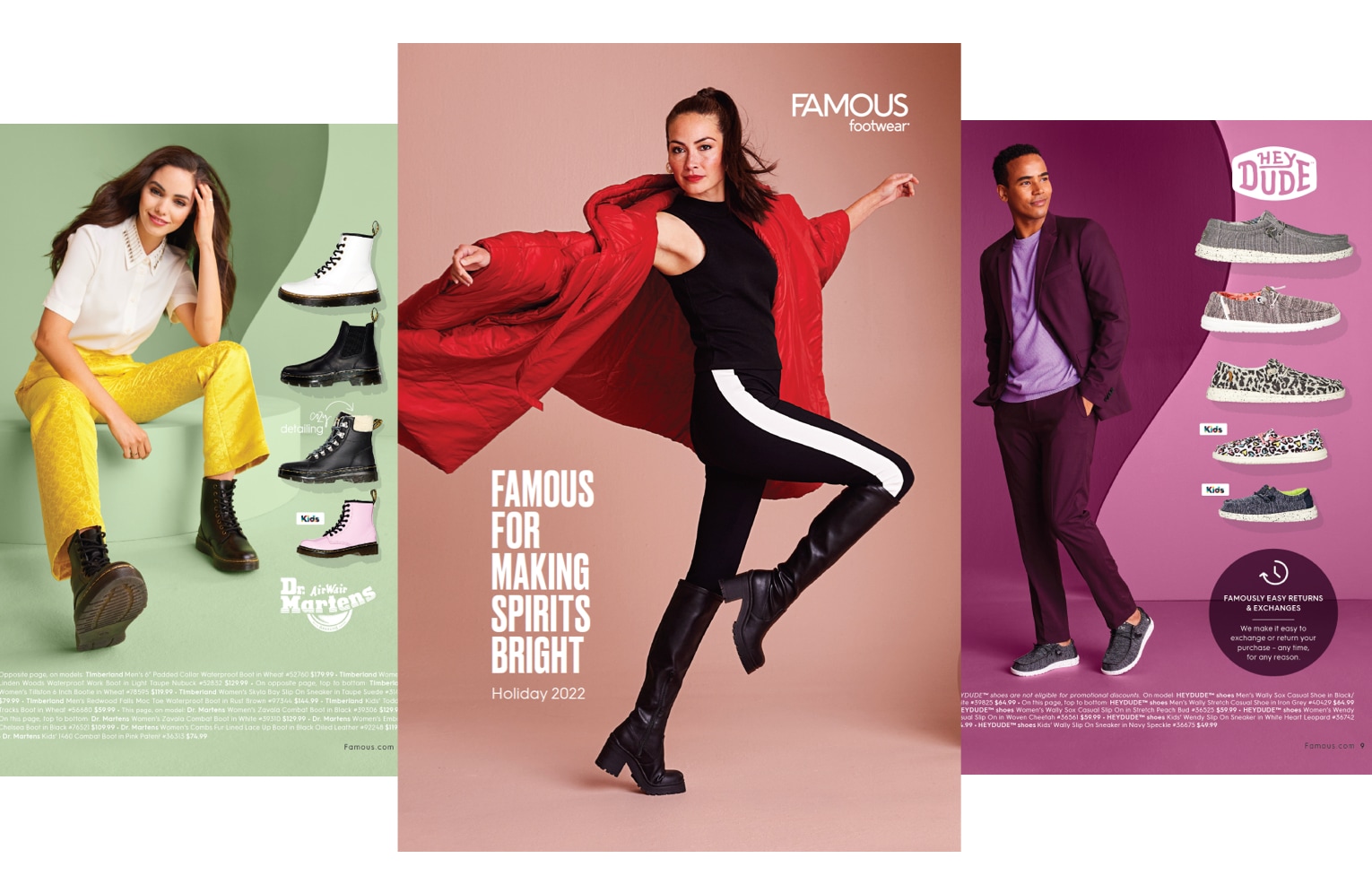 snippets of the famous footwear catalog