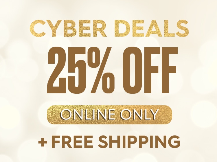 cyber deals 20% off plus free shipping