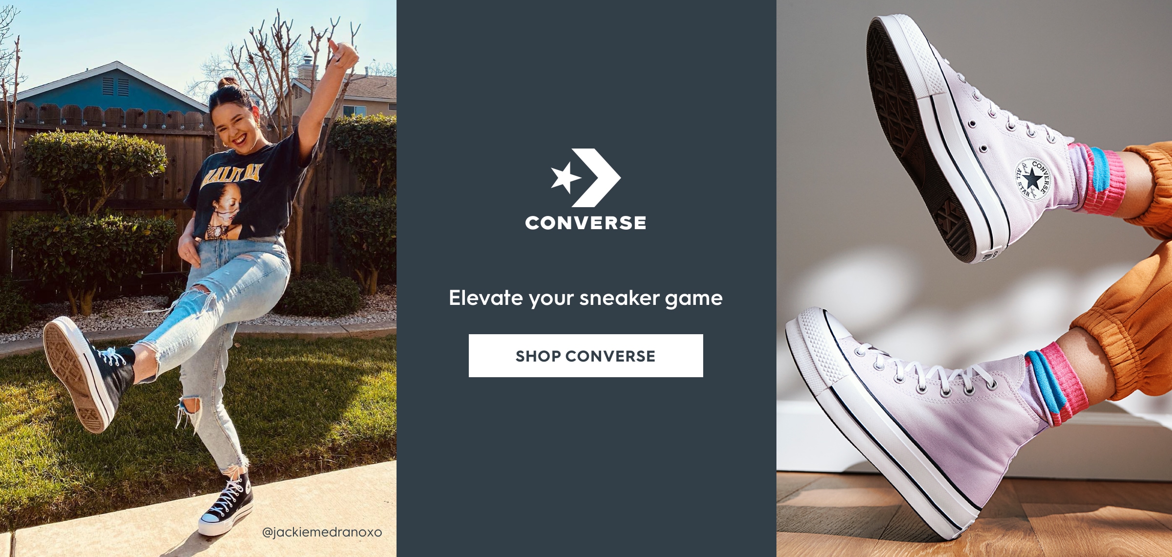 Converse platform sneakers