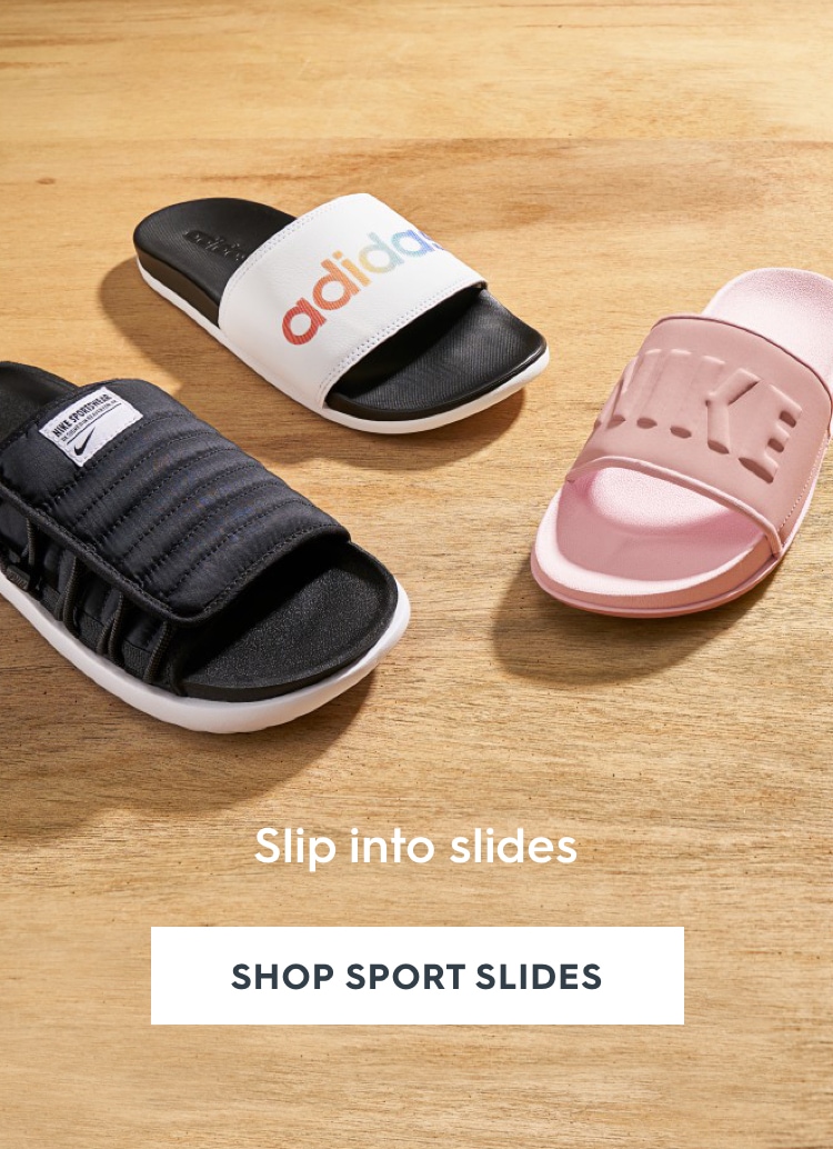 black nike fanny pack slides