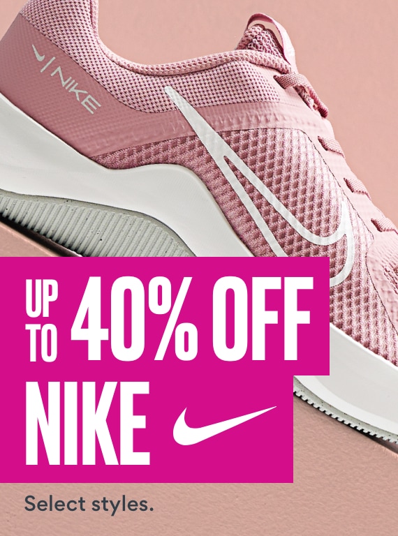 Up to 40% off Nike