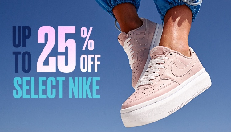Up to 25% OFF on Select Nike 