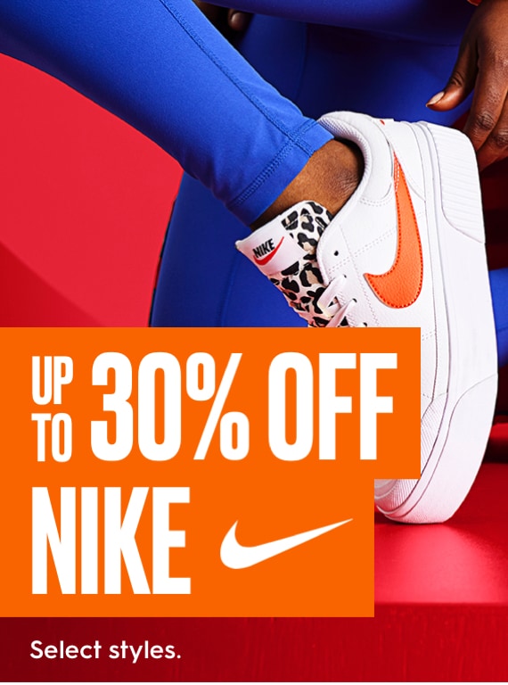 up to 30% off nike