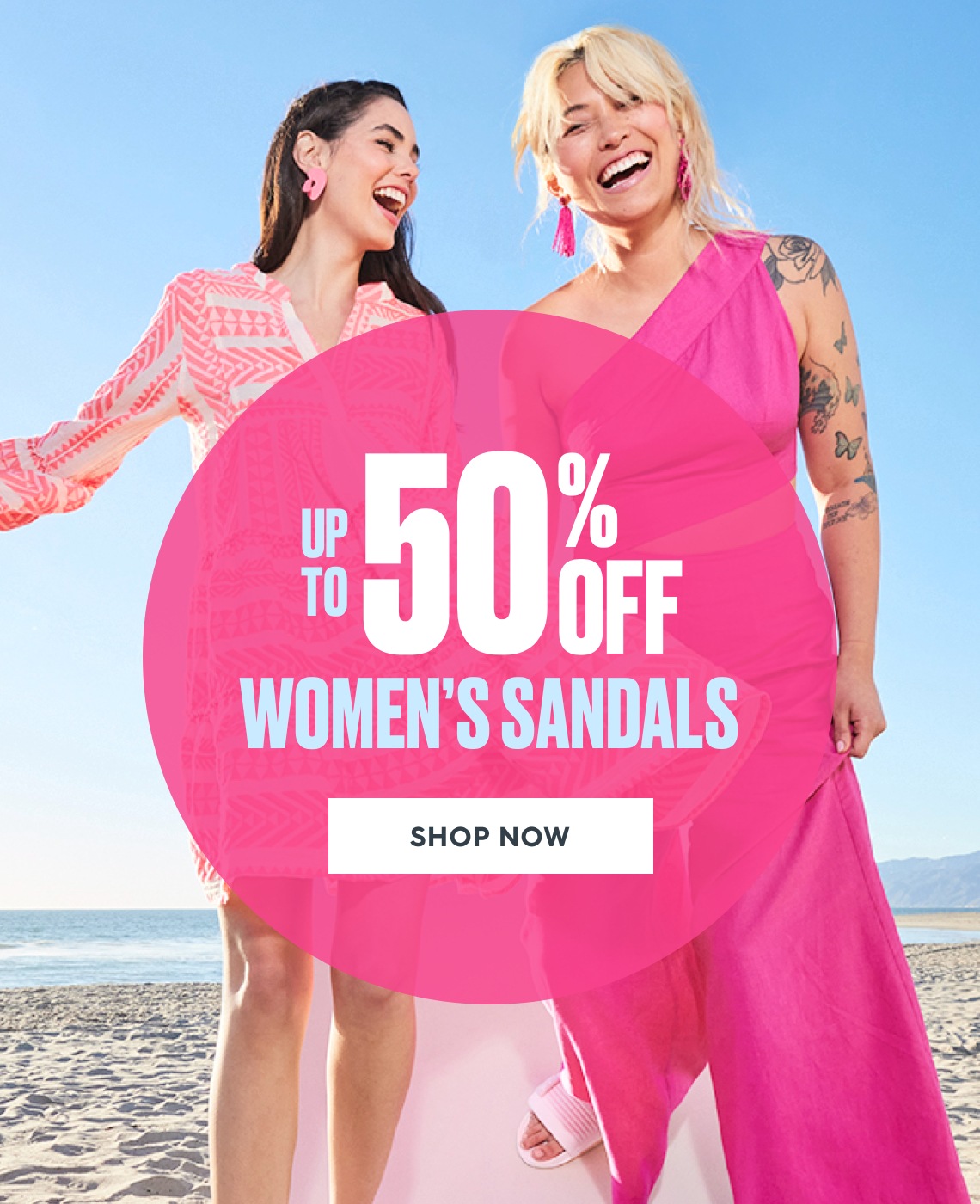 up to 50% off womens sandals