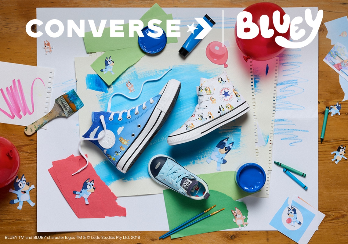 Converse x bluey