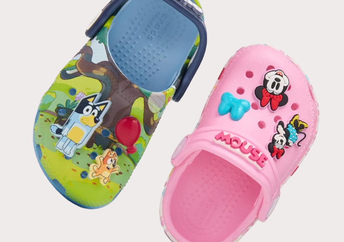 Bluey and Mickey Mouse Crocs