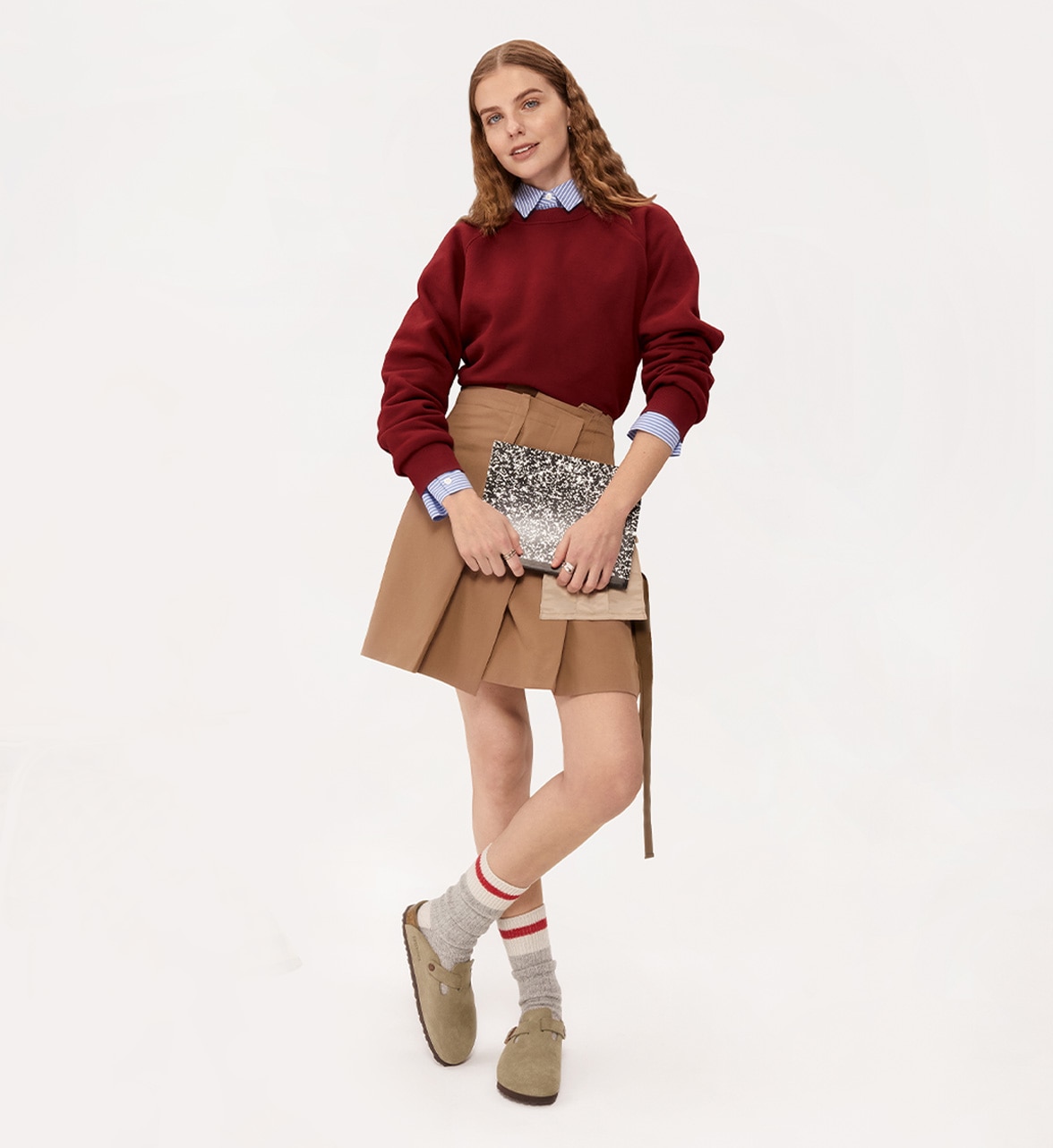 girl wearing Birkenstock shoes