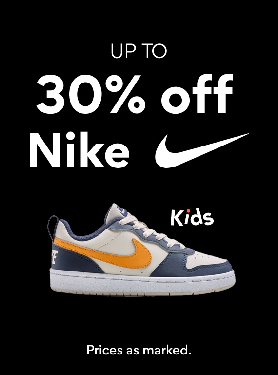 up to 30% off Nike kids