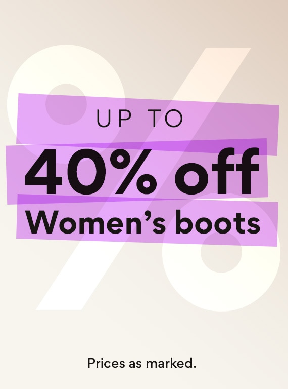 up to 40% off womens boots