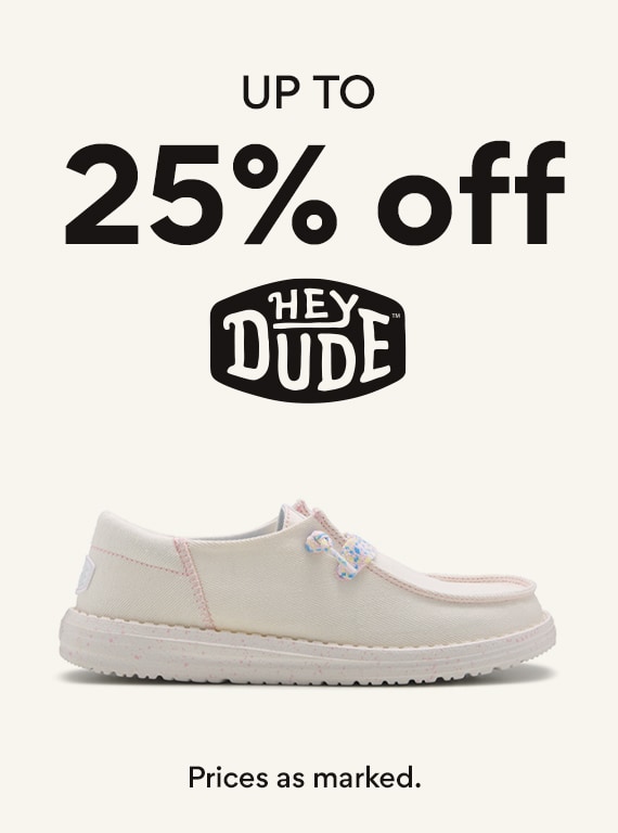 up to 25% off HeyDude