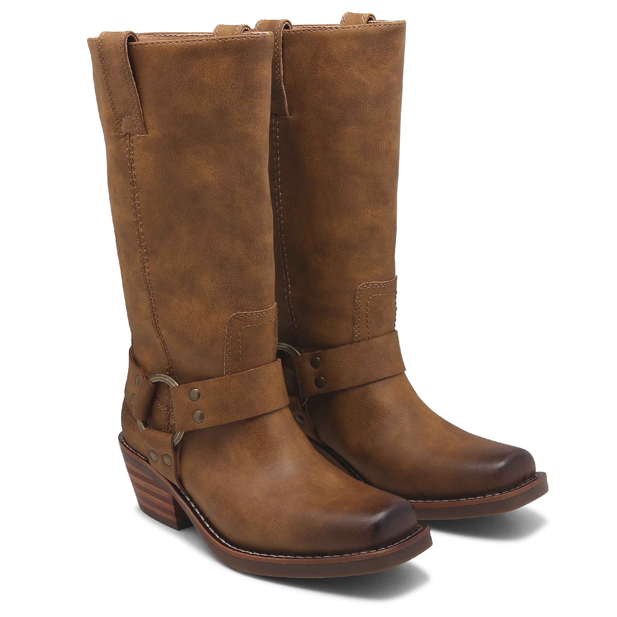 Women's Lorrie Harness 12 Tall Moto Boot Frye and Co. 