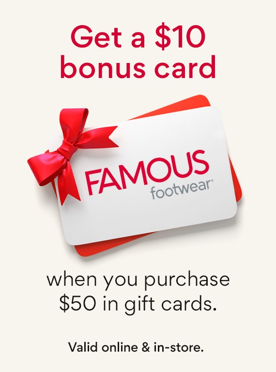 Get a $10 bonus card when you purchase $50 in gift cards. valid online and in-store.