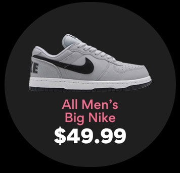 all mens big nike $49.99