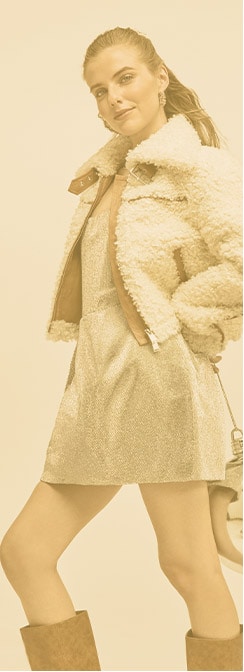 girl in cozy coat