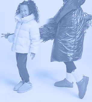 girls wearing cozy shoes