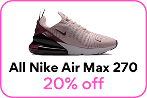 all nike air max 270 20% off