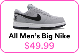 all mens big nike 49.99
