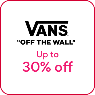 vans off the wall up to 30% off