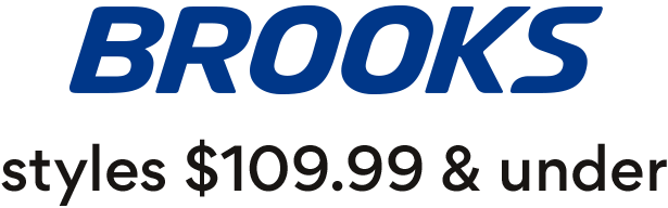 Brooks styles 109.99 and under