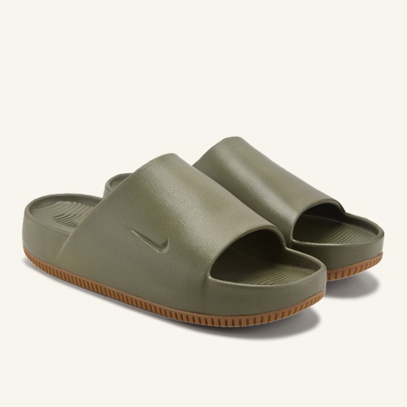 M Nike Waterproof Slide Sandal Olive/Gum/Brown 43900