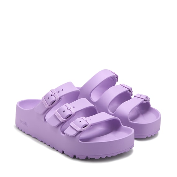 W Birkenstock Florida Platform Essentials EVA Footbed Sandal Purple 46747