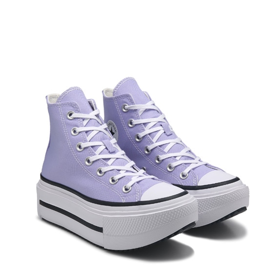 lilac purple platform converse sneakers