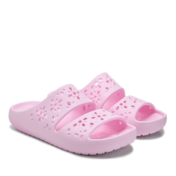 W Crocs Classic Floral Slide Pink 33036