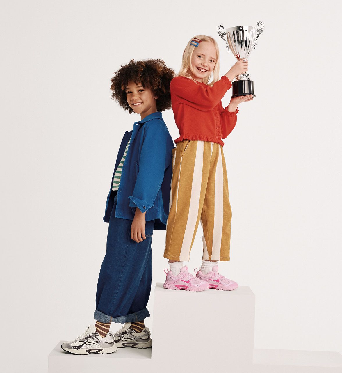 girl and boy going back to school